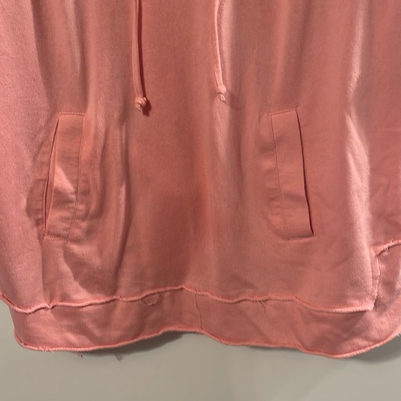 NWT Wonderly Studio Pink Peony Adore Texture Hooded Sweatshirt - Picture 3 of 16